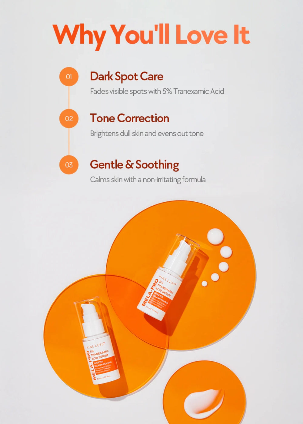 NINELESS Mela-Pro Tranexamic Acid Serum 30ml