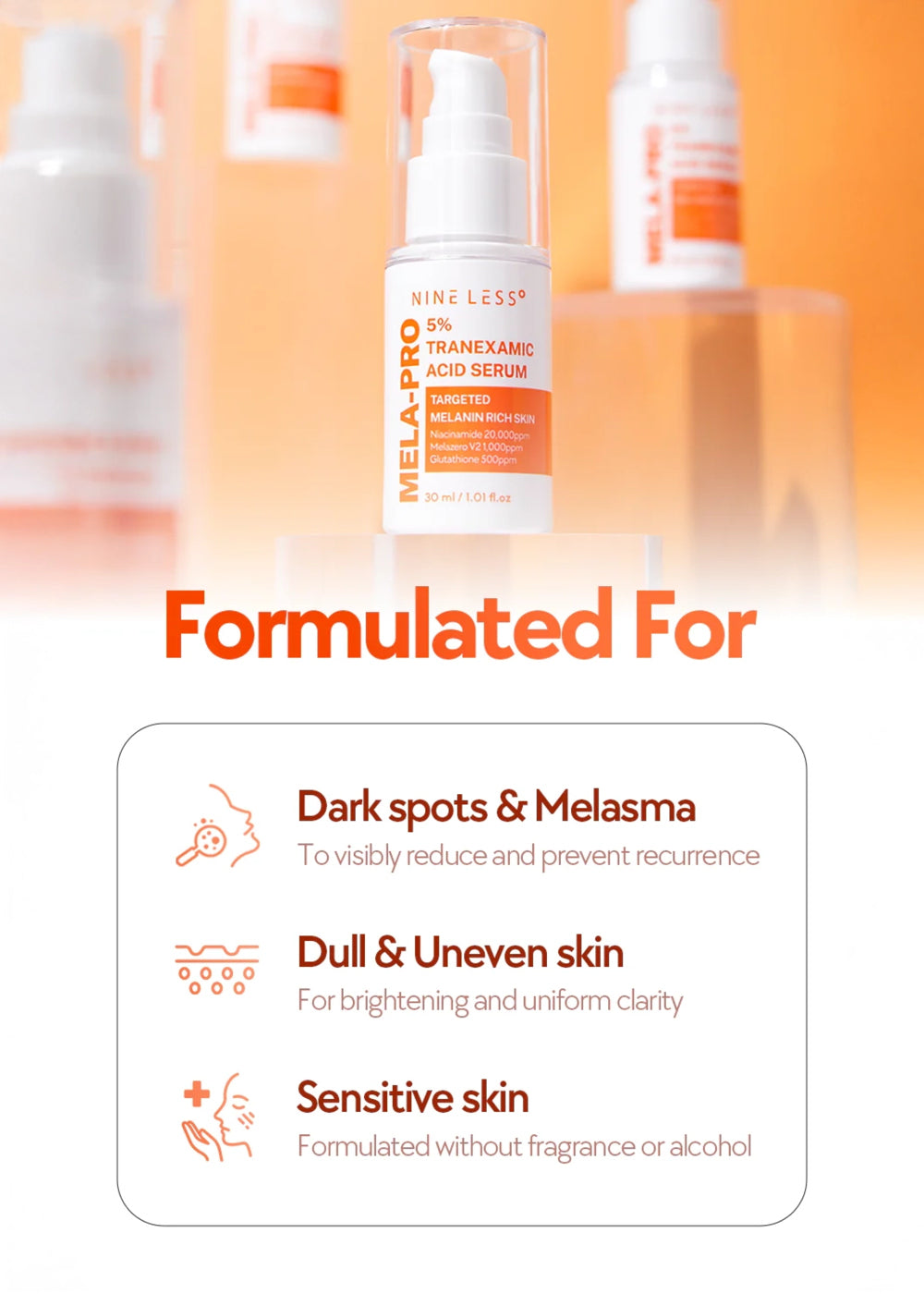 NINELESS Mela-Pro Tranexamic Acid Serum 30ml