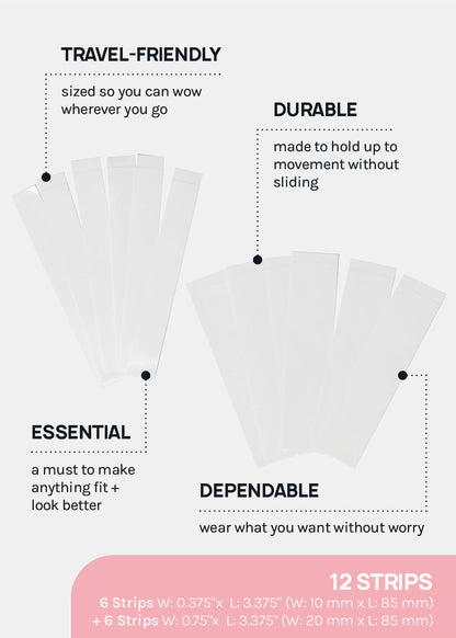 Miss A No-Show Body + Clothing Adhesive Strips
