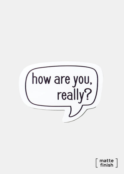 Official Key Items Sticker - How Are You?