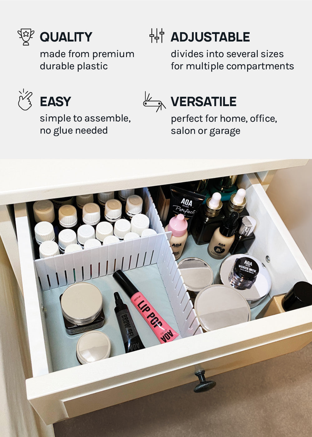 Official Key Items Custom Drawer Dividers