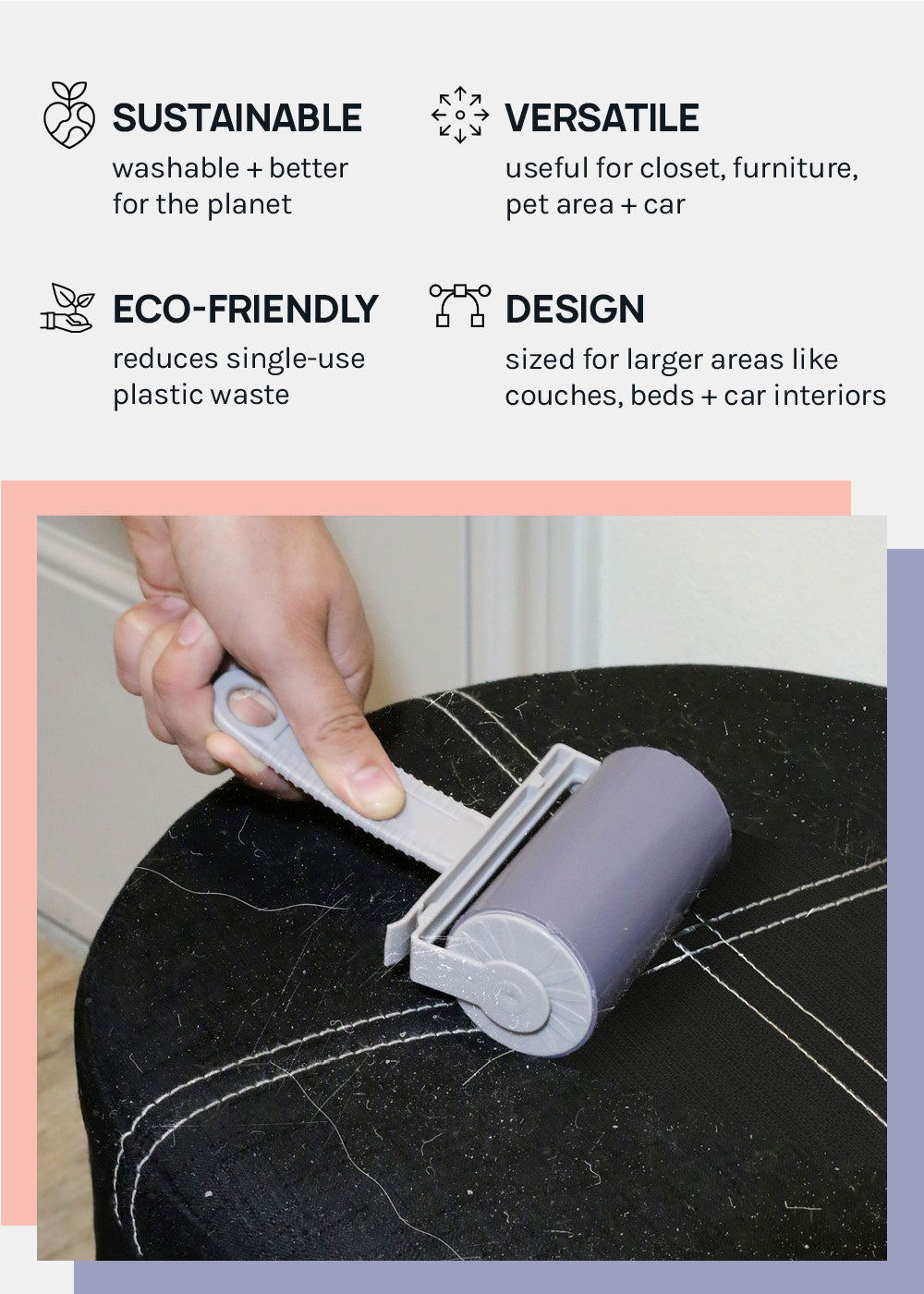 Washable Reusable Lint Remover