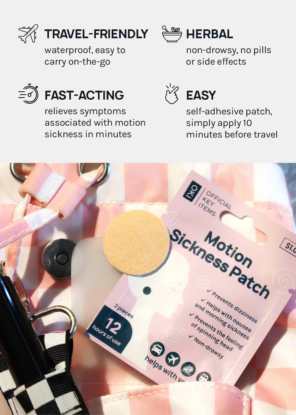 Motion Sickness Patches