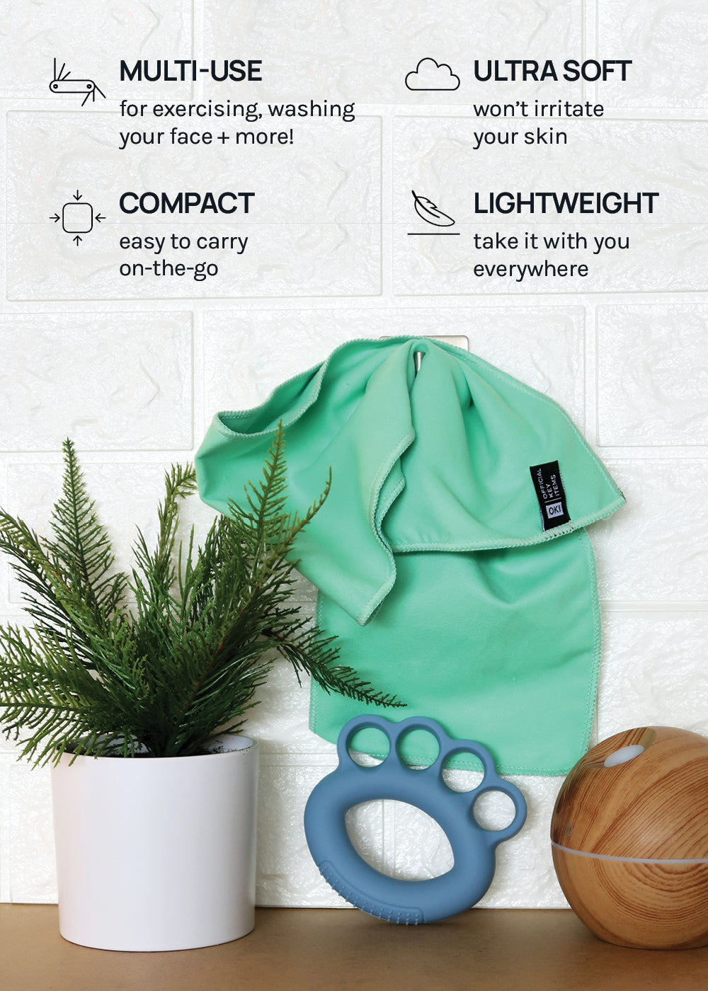 Official Key Items Quick Dry Towel