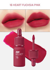 16 Heart Fuchsia Pink