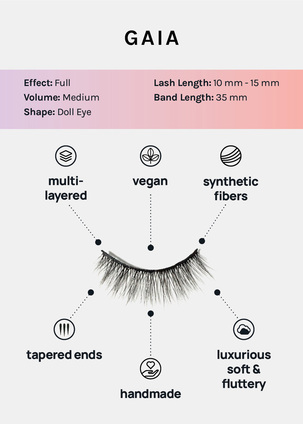 Paw Paw: 3D Faux Mink Lashes - Gaia