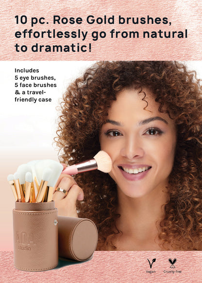 Paw Paw Rose Gold Brush Set