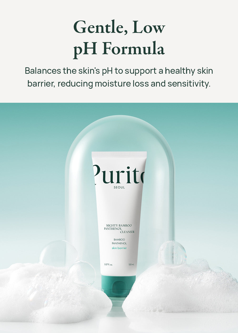 Purito Seoul Mighty Bamboo Panthenol Cleanser 150ml