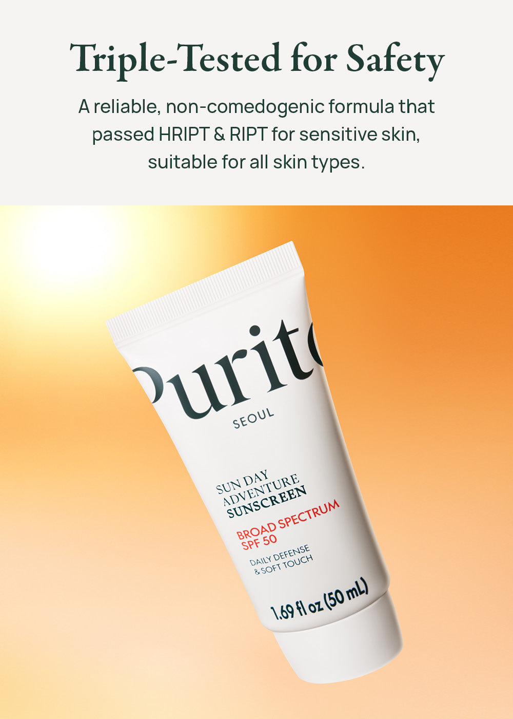 Purito Seoul Sun Day Adventure Sunscreen 50ml