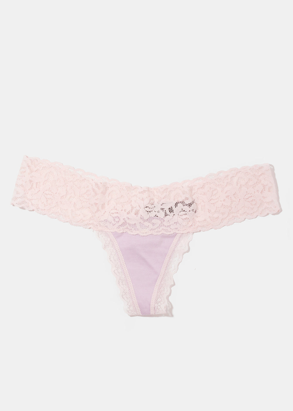 Pink Lace Thong