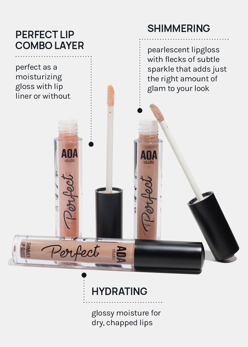 AOA Perfect Shimmer Lip Gloss