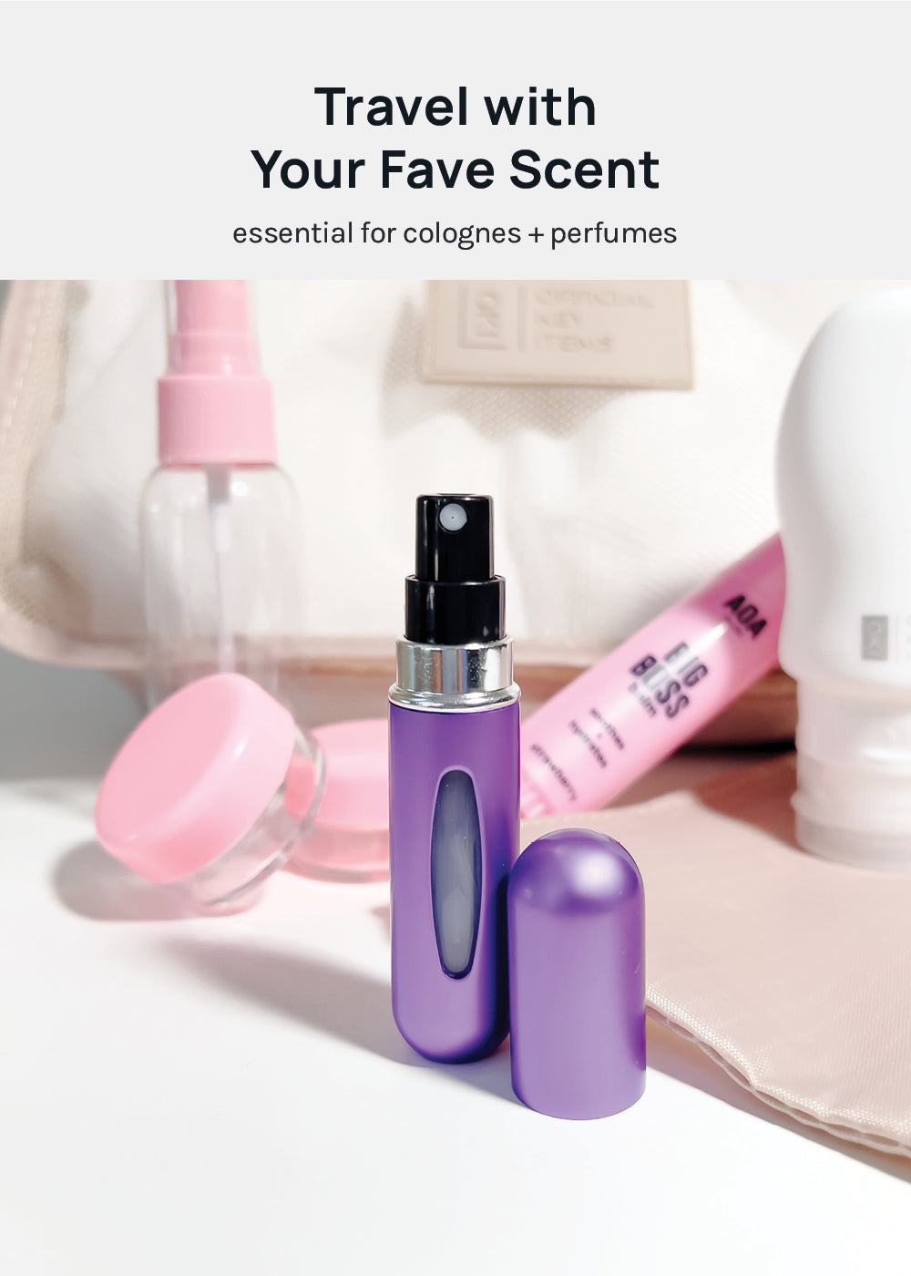 Official Key Items Refillable Perfume Atomizer