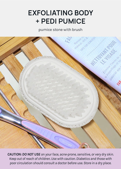 AOA Pumice Stone with Brush