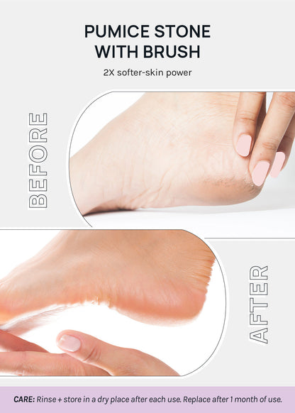 AOA Pumice Stone with Brush