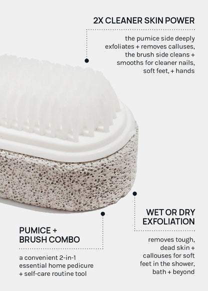 AOA Pumice Stone with Brush