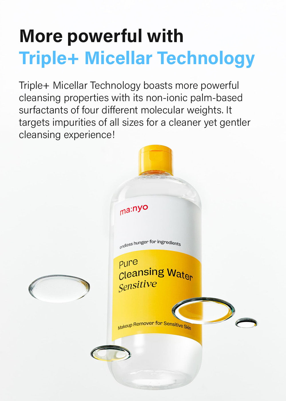 ma:nyo Pure Cleansing Water Sensitive 500ml