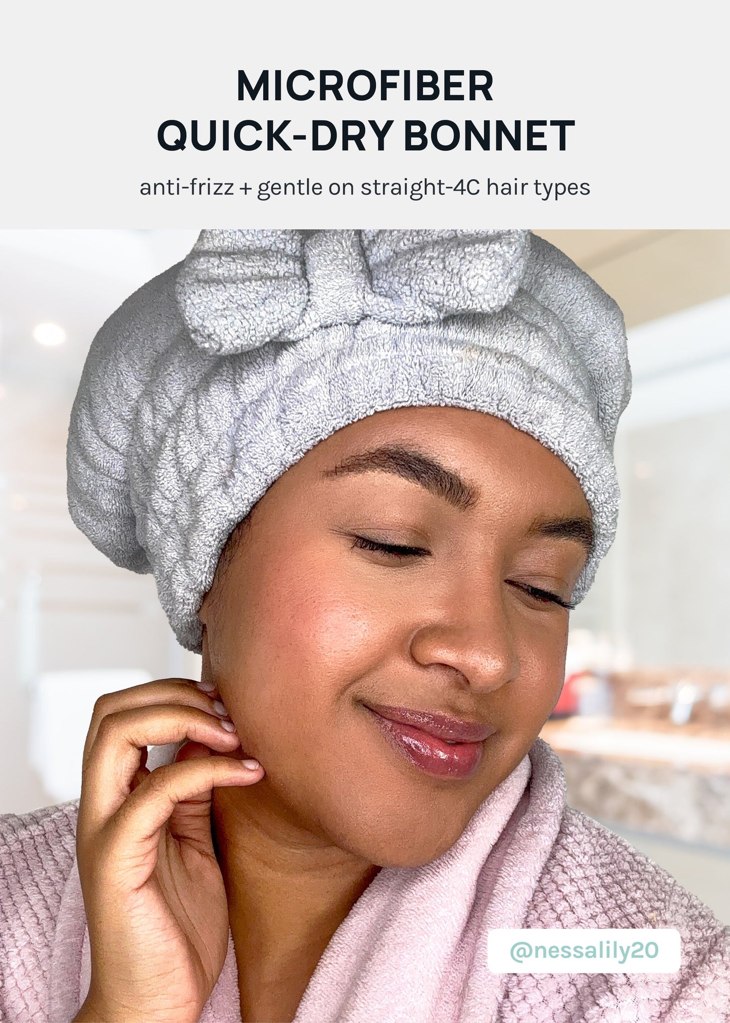 AOA Quick Drying Hair Bonnet