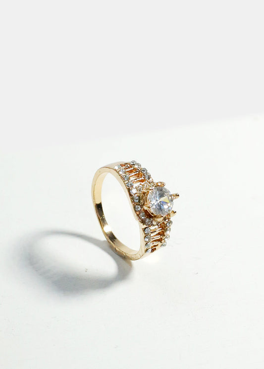 Multi Rhinestone Ring