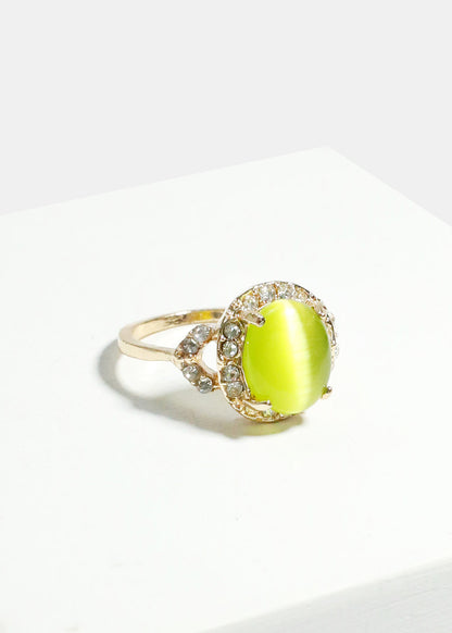 Vintage Unique Stone Ring