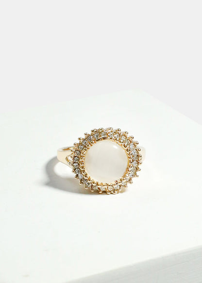 Vintage Unique Stone Ring