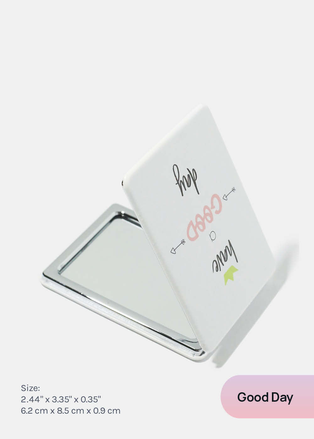 AOA Paw Paw Magnifying Double-Sided Compact Mirror - Rectangular