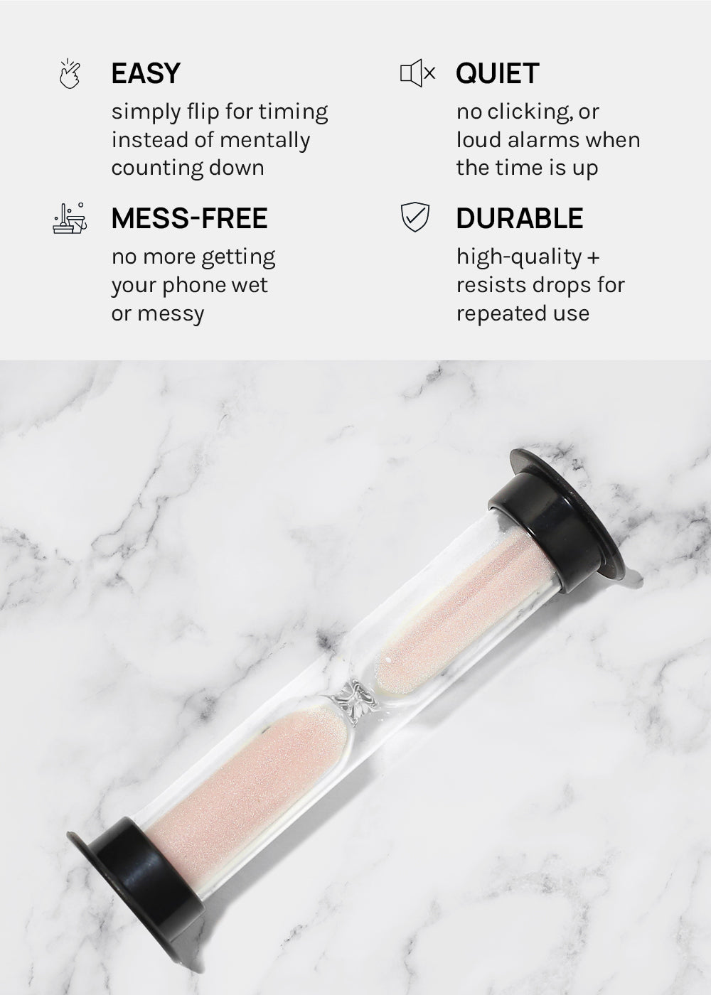 Official Key Items Reuse Beauty Sand Timer