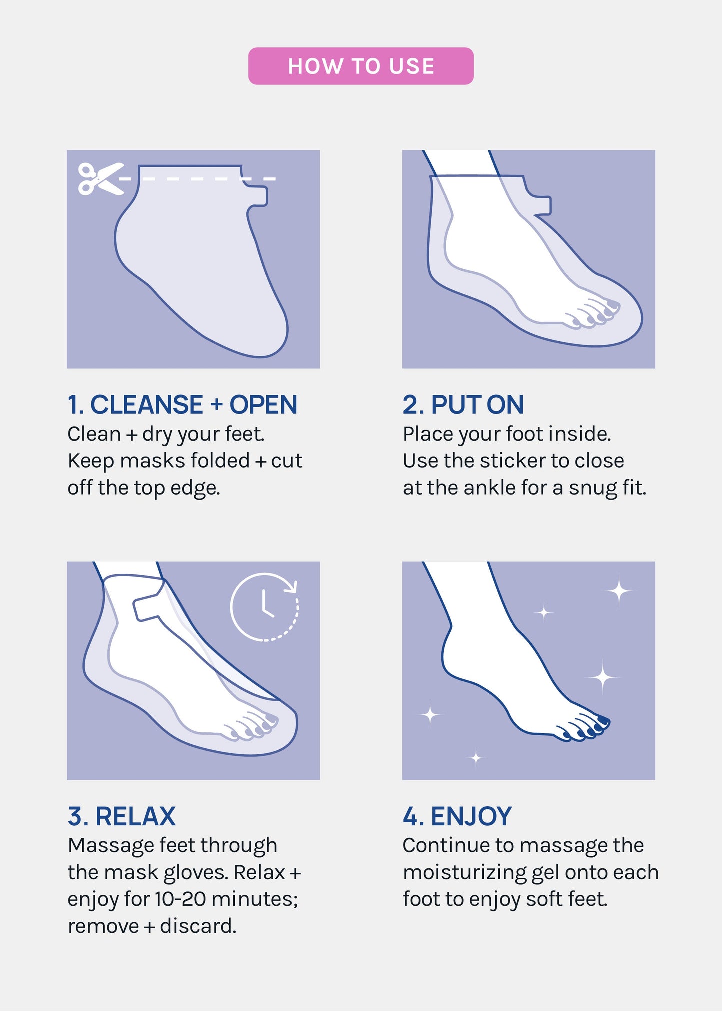 AOA Skin Rose Foot Sheet Mask