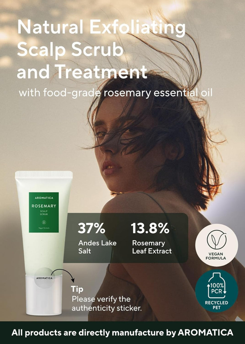AROMATICA Rosemary Scalp Scrub 165g