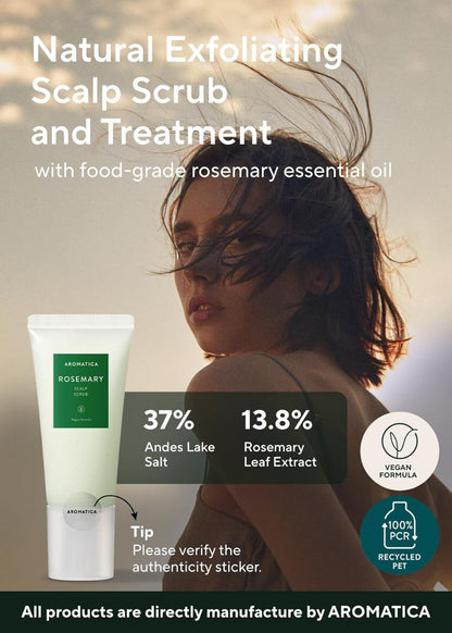 AROMATICA Rosemary Scalp Scrub 165g