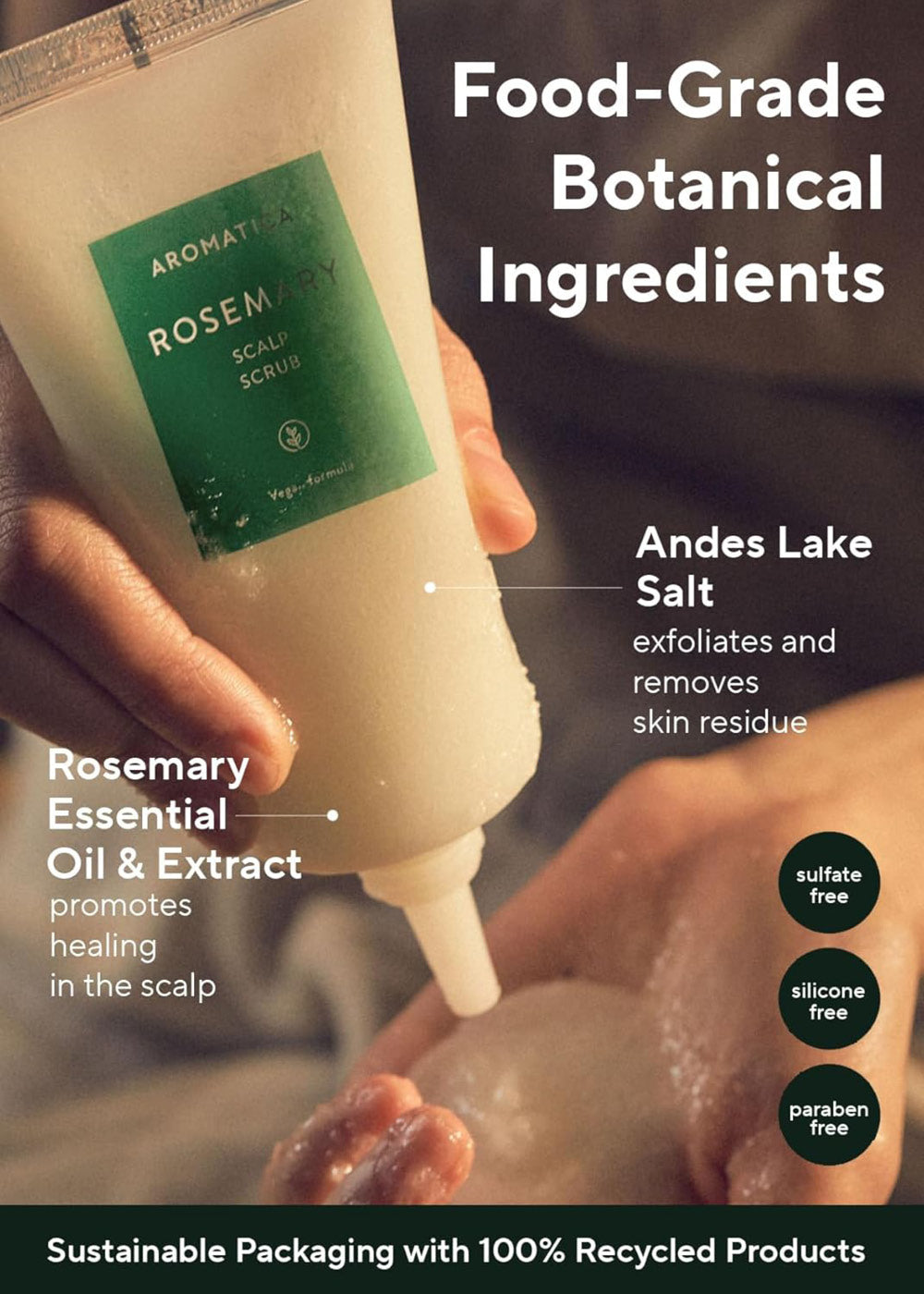 AROMATICA Rosemary Scalp Scrub 165g