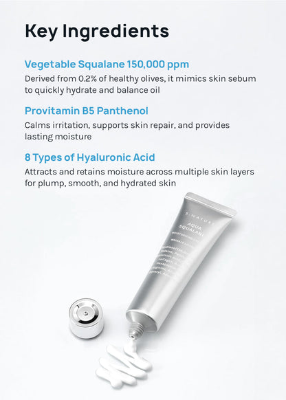 S.NATURE Aqua Squalane Moisturizing Cream 60ml