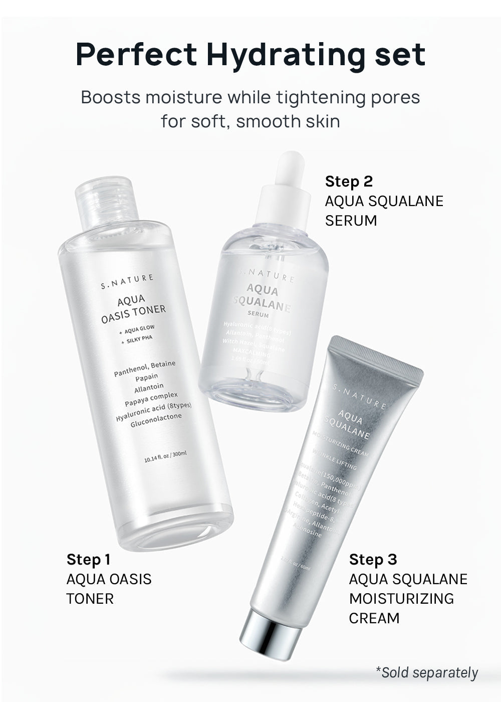 S.NATURE Aqua Squalane Moisturizing Cream 60ml