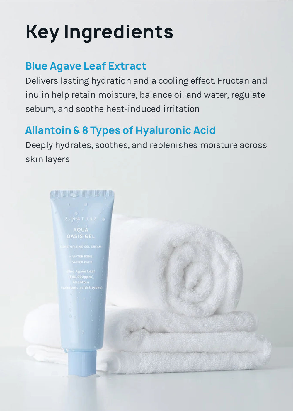 S.NATURE Aqua Oasis Moisturizing Gel 80ml