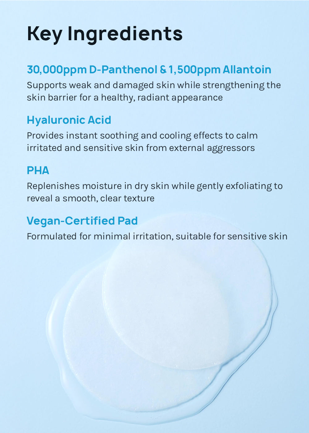 S.NATURE Aqua Oasis Panthe-Allan Calming Pad (60 Pads)