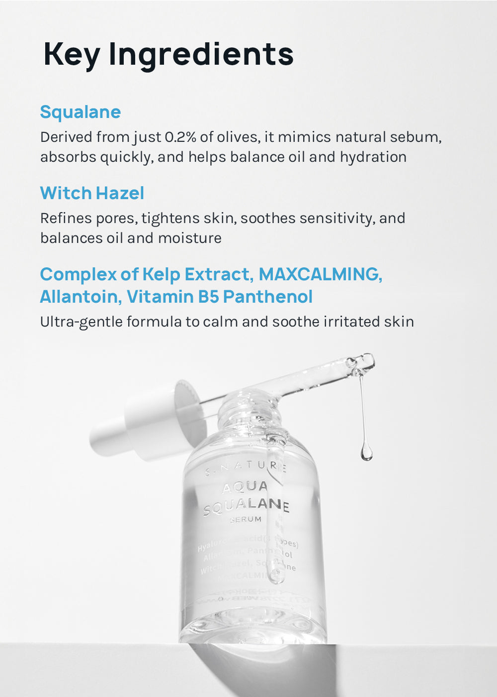 S.NATURE Aqua Squalane Serum 50ml