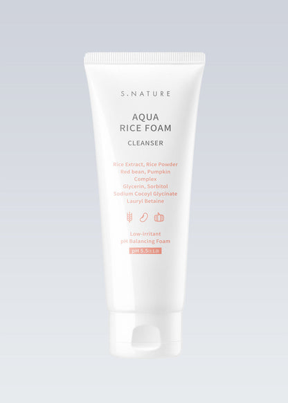 S.NATURE Aqua Rice Foam Cleanser 80ml