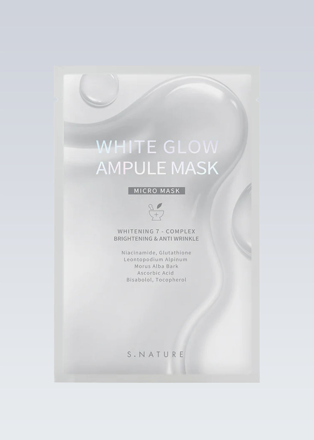 S.NATURE White Glow Ampule Mask