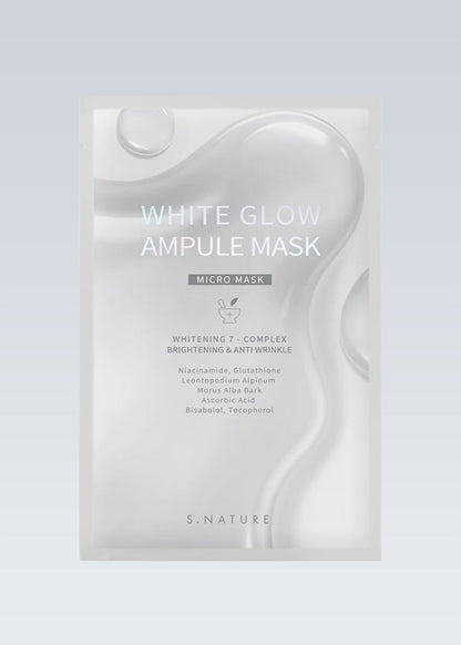 S.NATURE White Glow Ampule Mask