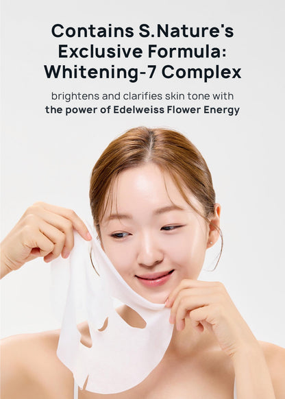 S.NATURE White Glow Ampule Mask