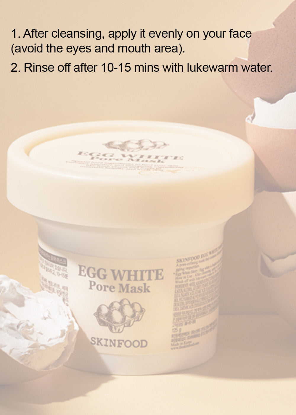 SKINFOOD Egg White Pore Mask 120g