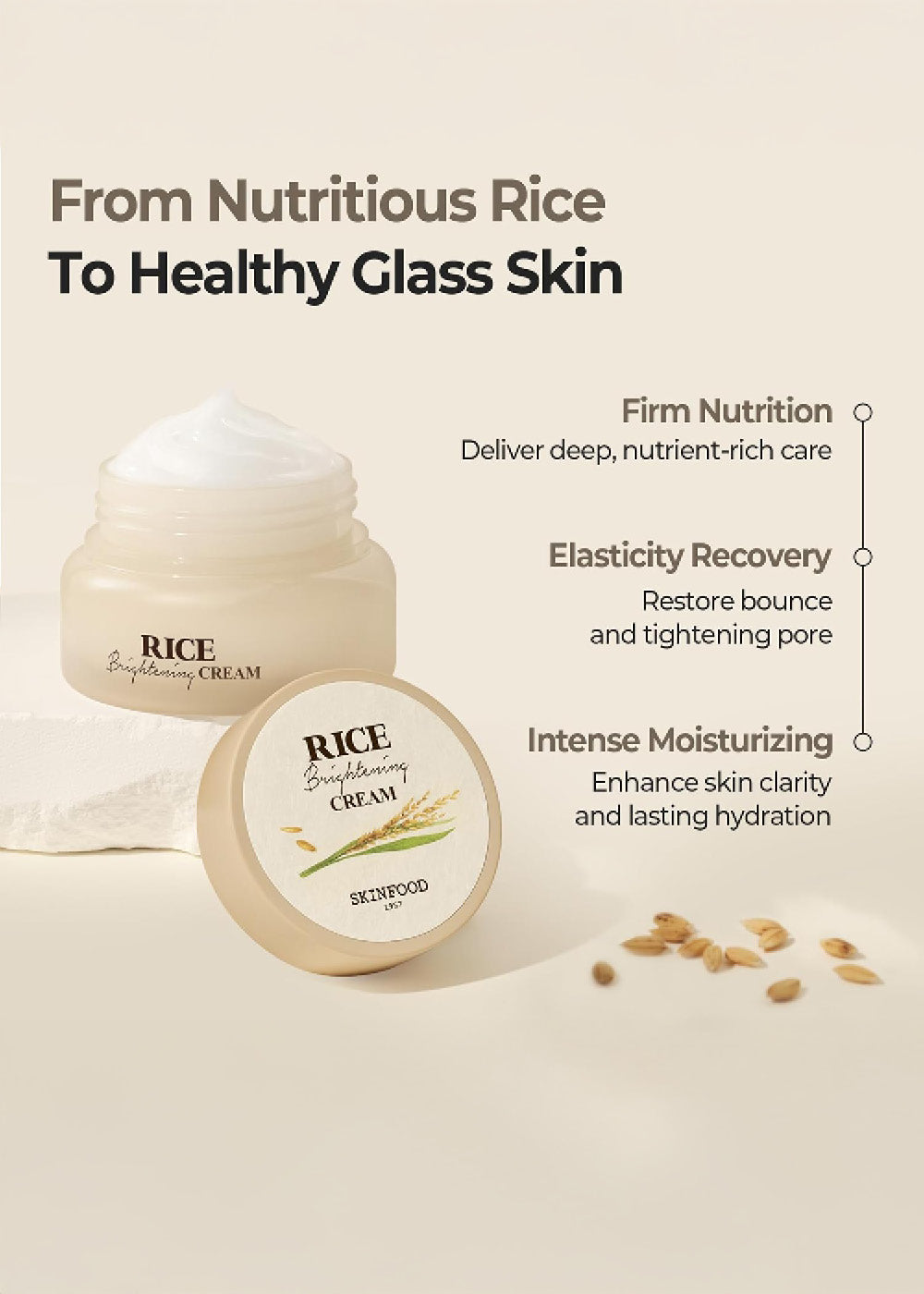 SKINFOOD Rice Brightening Cream 60ml