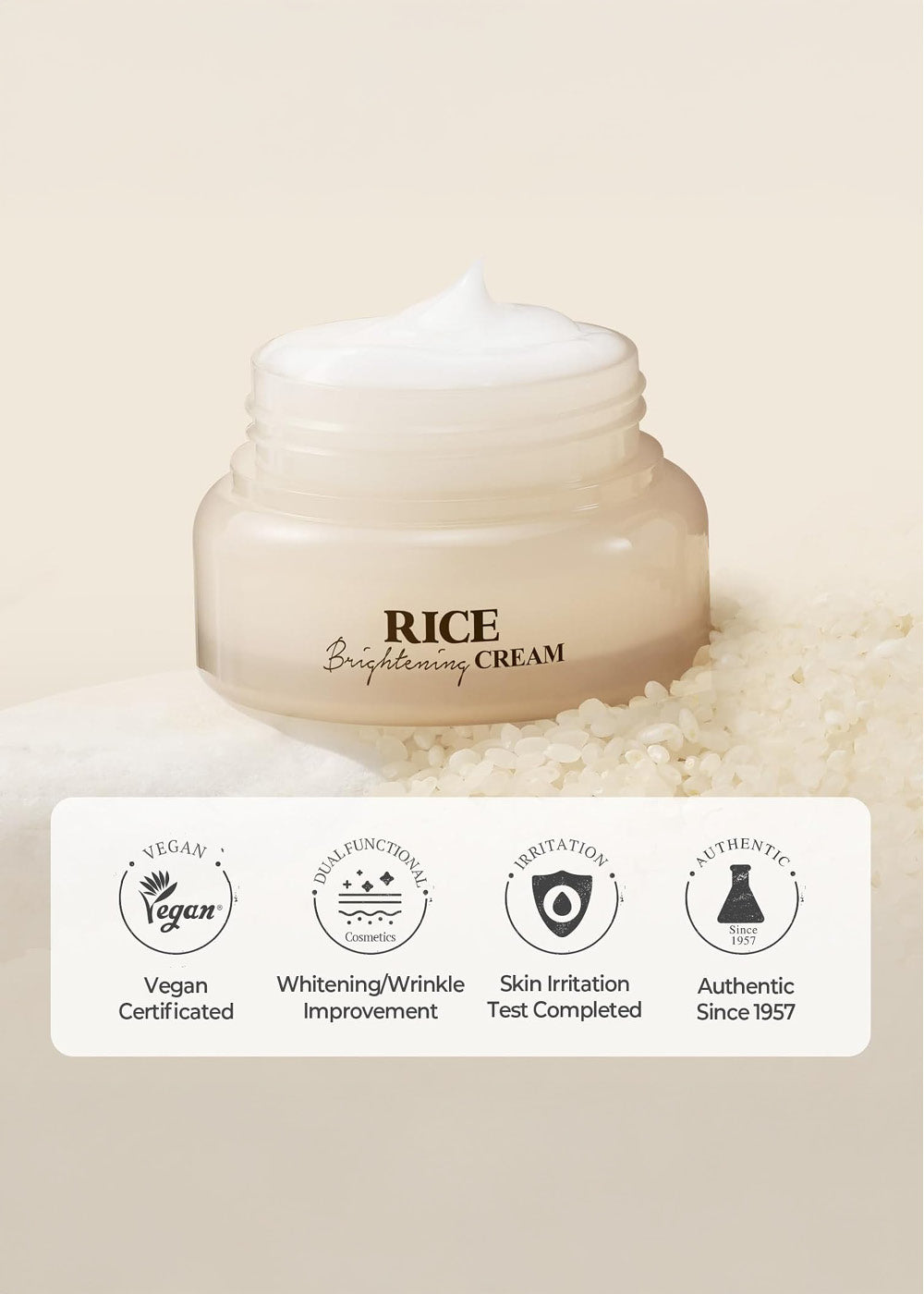 SKINFOOD Rice Brightening Cream 60ml