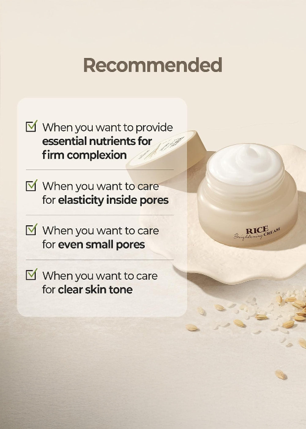 SKINFOOD Rice Brightening Cream 60ml