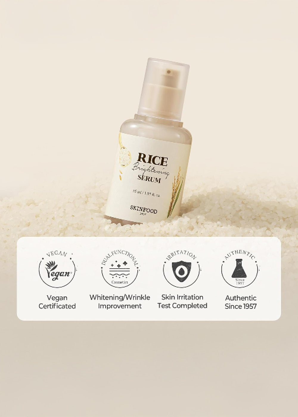 SKINFOOD Rice Brightening Serum 55ml