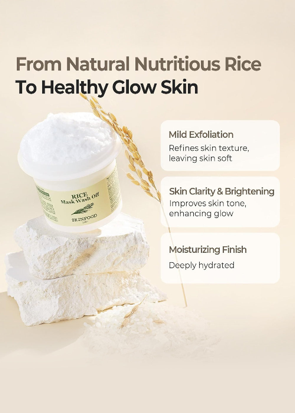 SKINFOOD Rice Mask Wash Off 100g