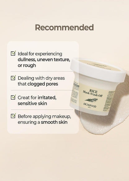 SKINFOOD Rice Mask Wash Off 100g
