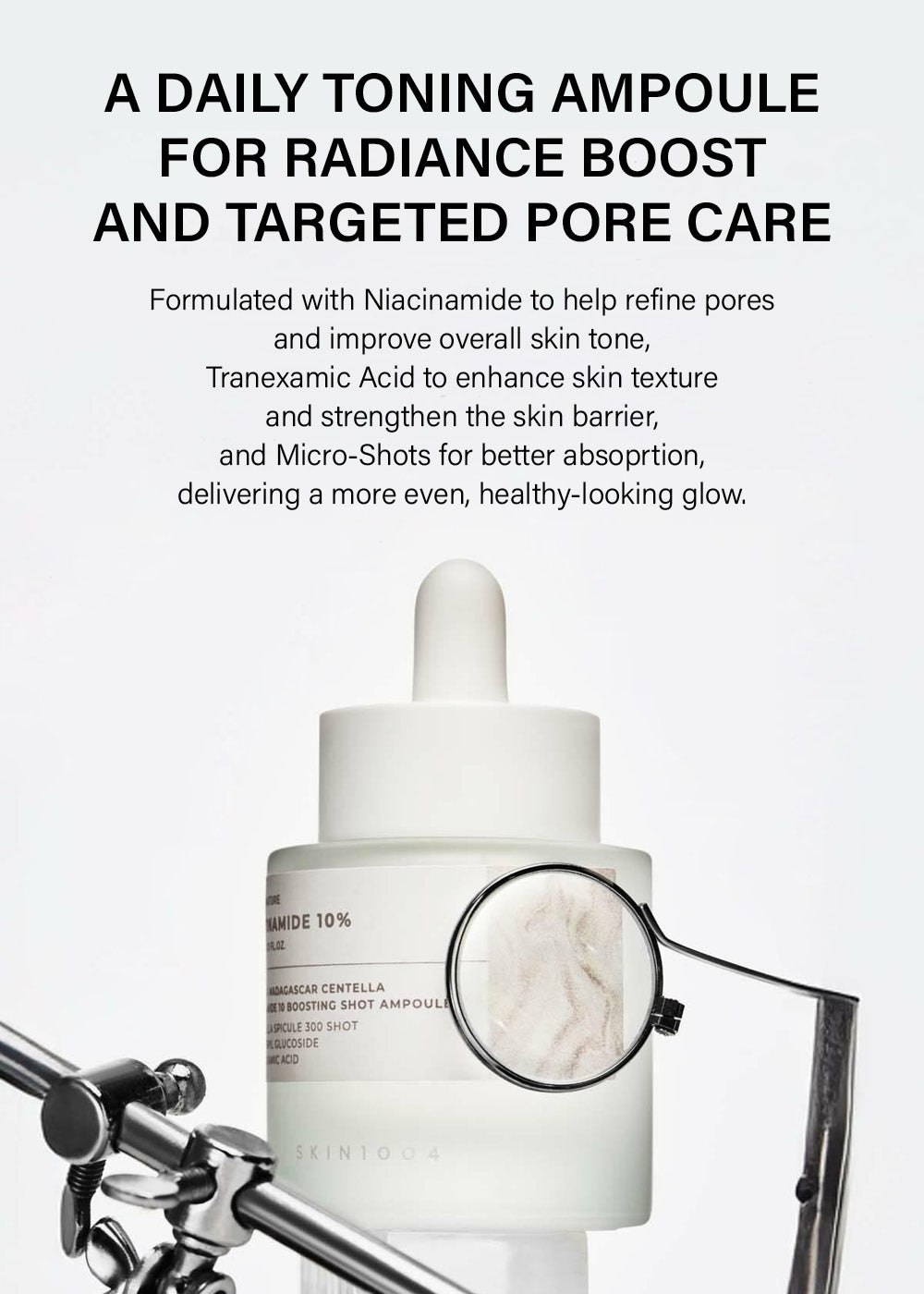 SKIN1004 Madagascar Centella Niacinamide 10 Boosting Shot Ampoule 30ml