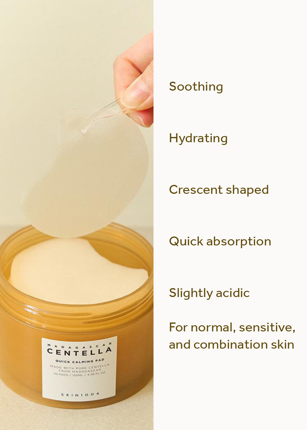 SKIN1004 Madagascar Centella Quick Calming Pad (70 pads)