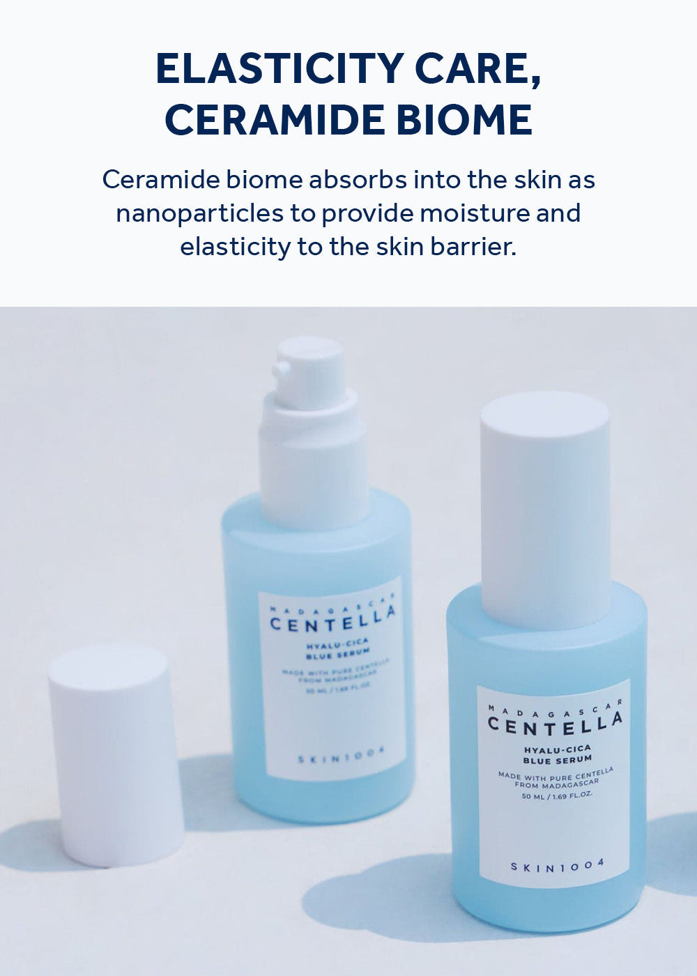 SKIN1004 Madagascar Centella Hyalu-Cica Blue Serum 50ml