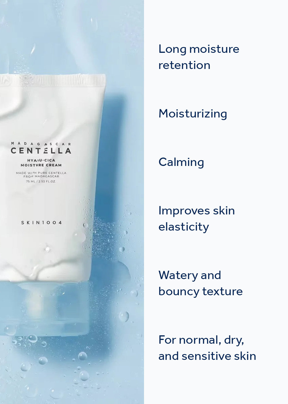 SKIN1004 Madagascar Centella Hyalu-Cica Moisture Cream 75ml